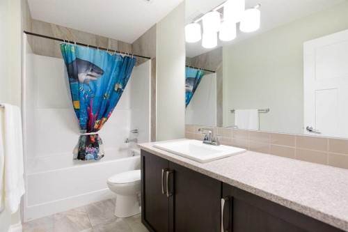87 Baywater Rise Sw, Airdrie, AB - Indoor Photo Showing Bathroom