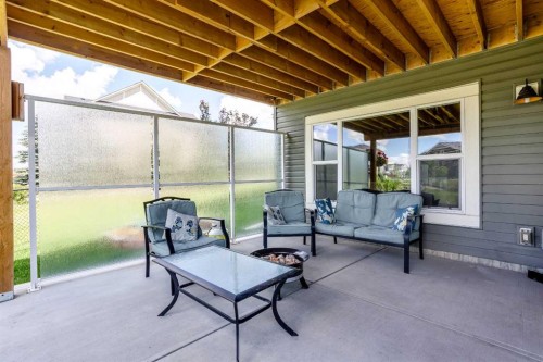 87 Baywater Rise Sw, Airdrie, AB - Outdoor With Deck Patio Veranda With Exterior