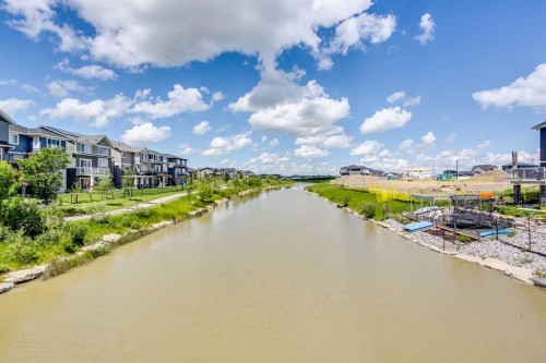 87 Baywater Rise Sw, Airdrie, AB - Outdoor With Body Of Water With View