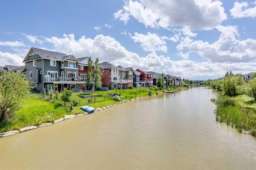 87 Baywater Rise Sw, Airdrie, AB - Outdoor With Body Of Water With View
