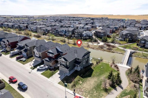 87 Baywater Rise Sw, Airdrie, AB - Outdoor With View