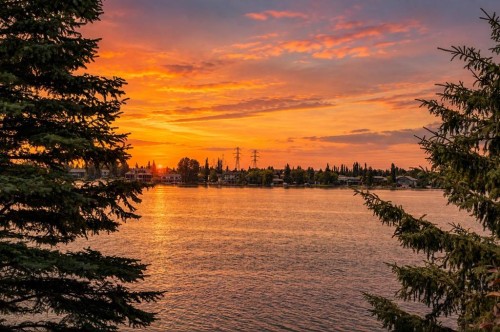 1001 East Chestermere Drive, Chestermere, AB - Outdoor With Body Of Water With View