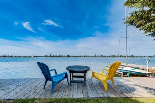 1001 East Chestermere Drive, Chestermere, AB - Outdoor With Body Of Water With View
