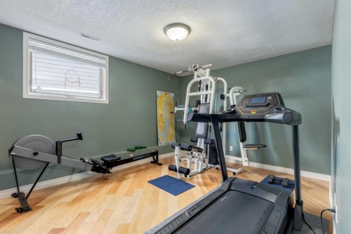 1001 East Chestermere Drive, Chestermere, AB - Indoor Photo Showing Gym Room