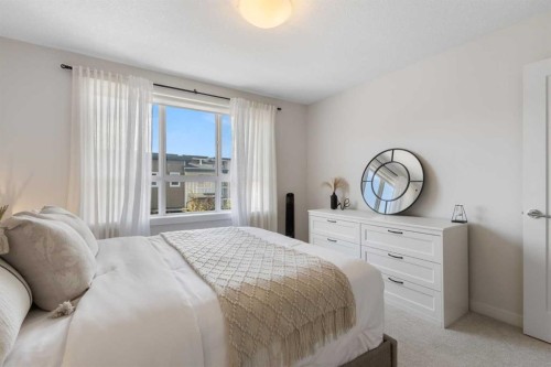 124 Walgrove Cove Se, Calgary, AB - Indoor Photo Showing Bedroom