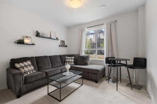 124 Walgrove Cove Se, Calgary, AB - Indoor Photo Showing Living Room