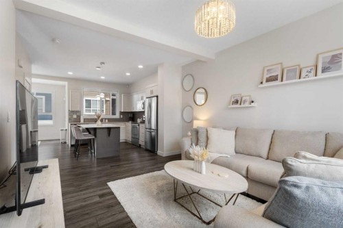 124 Walgrove Cove Se, Calgary, AB - Indoor Photo Showing Living Room