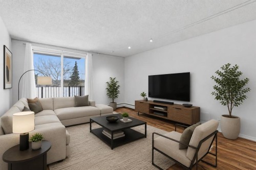 14D-80 Galbraith Drive Sw, Calgary, AB - Indoor Photo Showing Living Room