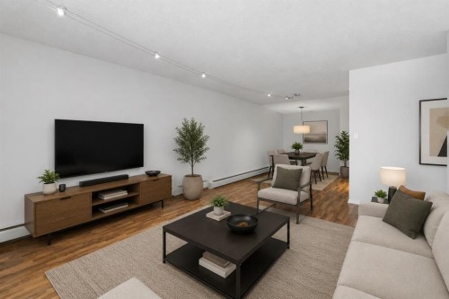 14D-80 Galbraith Drive Sw, Calgary, AB - Indoor Photo Showing Living Room