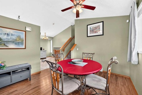 27 Erin Meadow Crescent Se, Calgary, AB - Indoor Photo Showing Dining Room