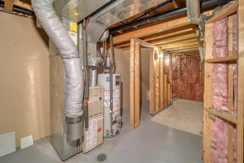 15 Harvest Glen Heights Ne, Calgary, AB - Indoor Photo Showing Basement