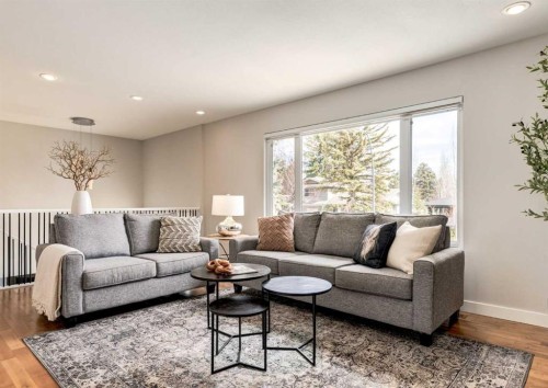 176 Mapleburn Drive Se, Calgary, AB - Indoor Photo Showing Living Room