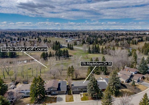 176 Mapleburn Drive Se, Calgary, AB - Outdoor With View