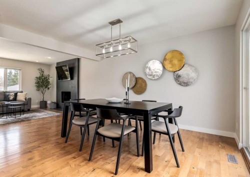 176 Mapleburn Drive Se, Calgary, AB - Indoor Photo Showing Dining Room