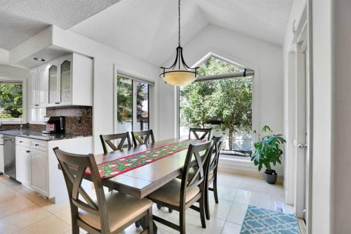 132 Evergreen Close Sw, Calgary, AB - Indoor Photo Showing Dining Room