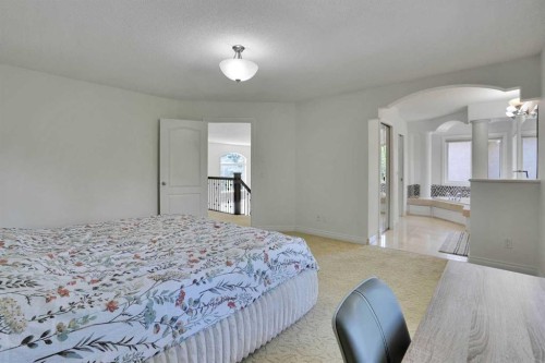 132 Evergreen Close Sw, Calgary, AB - Indoor Photo Showing Bedroom