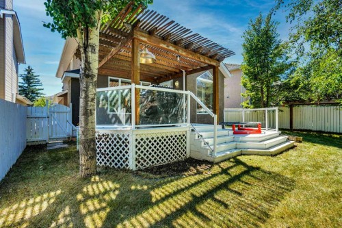 132 Evergreen Close Sw, Calgary, AB - Outdoor With Deck Patio Veranda