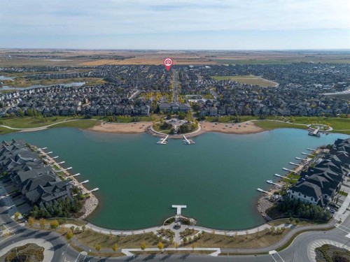 43 Masters Square Se, Calgary, AB - Outdoor With Body Of Water With View