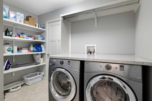 94 Masters Mews Se, Calgary, AB - Indoor Photo Showing Laundry Room