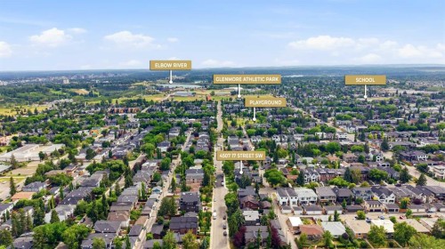 4507 17 Street Sw, Calgary, AB - Outdoor With View