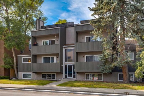 303-730 2 Avenue Nw, Calgary, AB - Outdoor With Balcony With Facade