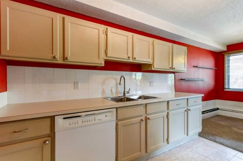 20-821 3 Avenue Sw, Calgary, AB - Indoor Photo Showing Kitchen With Double Sink