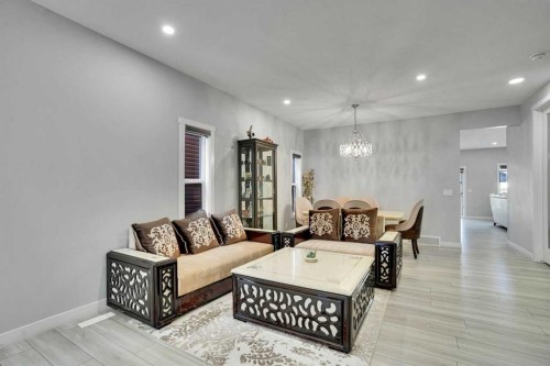 50 Saddlestone Place Ne, Calgary, AB - Indoor Photo Showing Living Room