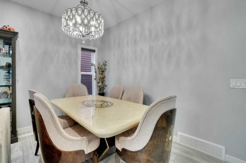 50 Saddlestone Place Ne, Calgary, AB - Indoor Photo Showing Dining Room