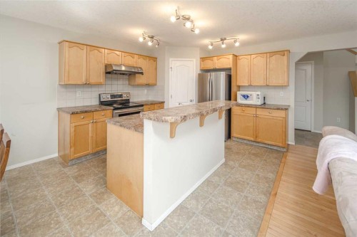 96 Panamount Manor Nw, Calgary, AB - Indoor Photo Showing Kitchen With Stainless Steel Kitchen