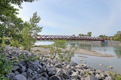 2205-930 6 Avenue Sw, Calgary, AB - Outdoor With Body Of Water With View