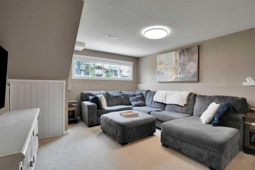 115 Abingdon Crescent Ne, Calgary, AB - Indoor Photo Showing Living Room