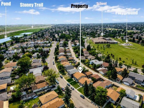 115 Abingdon Crescent Ne, Calgary, AB - Outdoor With View