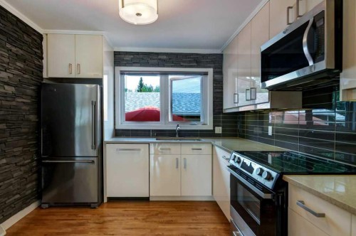 48 Hillary Crescent Sw, Calgary, AB - Indoor Photo Showing Kitchen