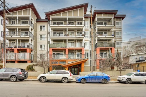 203-510 Edmonton Trail Ne, Calgary, AB - Outdoor With Balcony With Facade
