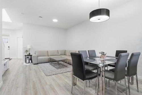 44 Amblefield Avenue Nw, Calgary, AB - Indoor Photo Showing Dining Room