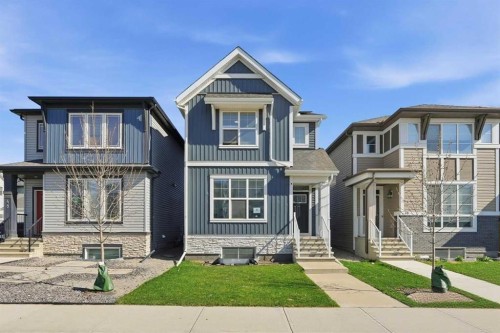 44 Amblefield Avenue Nw, Calgary, AB - Outdoor With Facade