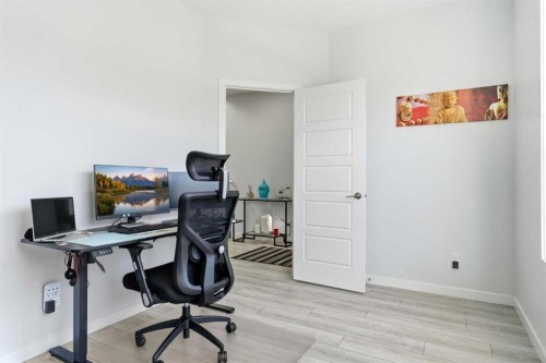 44 Amblefield Avenue Nw, Calgary, AB - Indoor Photo Showing Office
