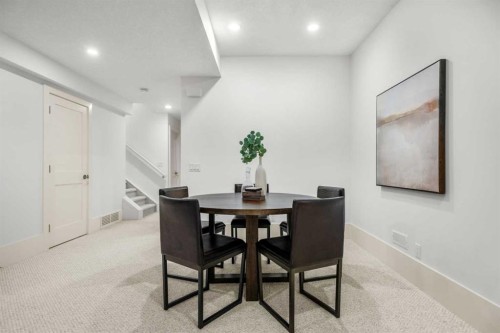 2412 28 Avenue Sw, Calgary, AB - Indoor Photo Showing Dining Room