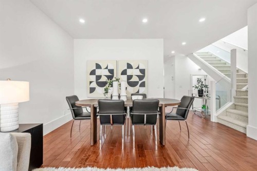 2412 28 Avenue Sw, Calgary, AB - Indoor Photo Showing Dining Room