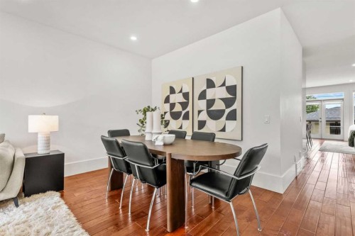 2412 28 Avenue Sw, Calgary, AB - Indoor Photo Showing Dining Room
