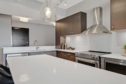 2304-930 6 Avenue Sw, Calgary, AB - Indoor Photo Showing Kitchen