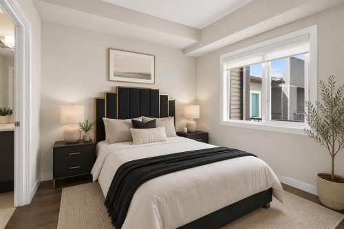 318-8 Sage Hill Terrace Nw, Calgary, AB - Indoor Photo Showing Bedroom
