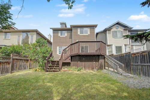 218 Cougarstone Circle Sw, Calgary, AB - Outdoor With Deck Patio Veranda