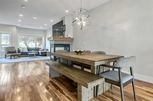 5013 23 Avenue Nw, Calgary, AB - Indoor With Fireplace