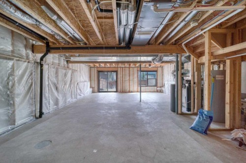 22 Sage Bluff Heights Nw, Calgary, AB - Indoor Photo Showing Basement
