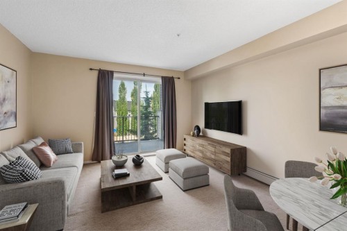 1305-8 Bridlecrest Drive Sw, Calgary, AB - Indoor Photo Showing Living Room