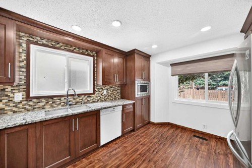 291 Falton Drive Ne, Calgary, AB - Indoor Photo Showing Kitchen With Double Sink
