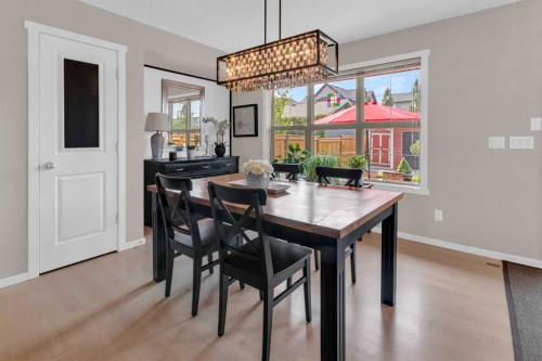 87 Marine Drive Se, Calgary, AB - Indoor Photo Showing Dining Room