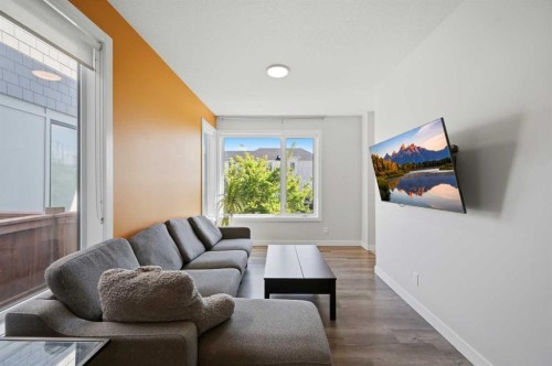 138 Homestead Boulevard Ne, Calgary, AB - Indoor Photo Showing Living Room