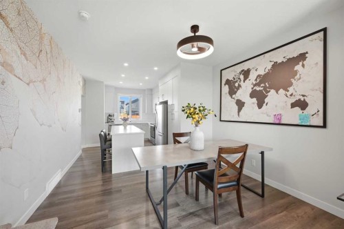 138 Homestead Boulevard Ne, Calgary, AB - Indoor Photo Showing Dining Room